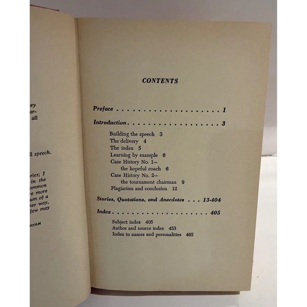 Vtg Braude's Handbook‎ of Stories for Toastmasters & Speakers Hardback 12th